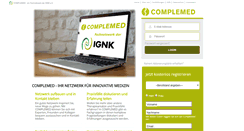 Desktop Screenshot of complemed.de